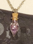 Amethyst Bulb Necklace