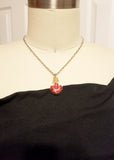 Bleeding hearts necklace