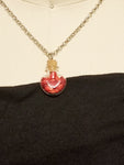 Bleeding hearts necklace