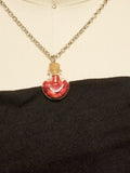 Bleeding hearts necklace