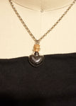 Little black heart necklace