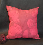 Red Leaves Throw Pillows