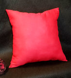 Red Leaves Throw Pillows