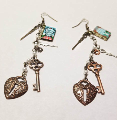 Down the rabbit hole earrings