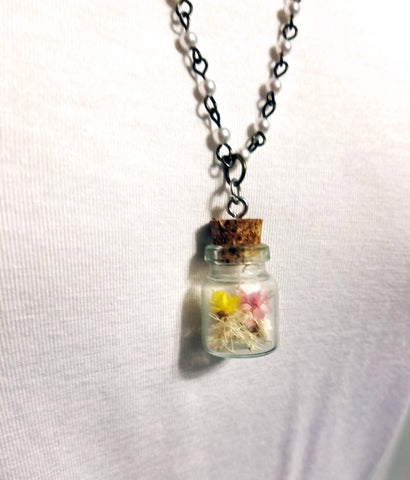 free spirit medium bottle necklace