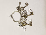 Key ring hoop type earring