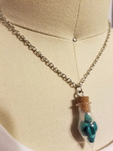 magnesite bulb necklace